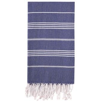 Blå Hammam badehåndklæde