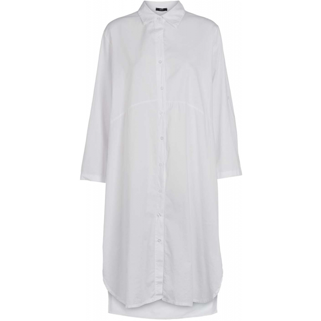 Drys lang hvid skjorte | Smart og moderne en god pris